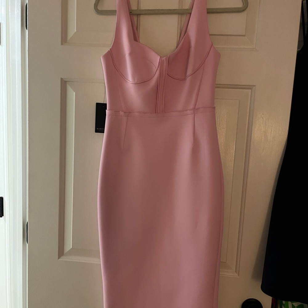 Marciano Strapless Pink Dress